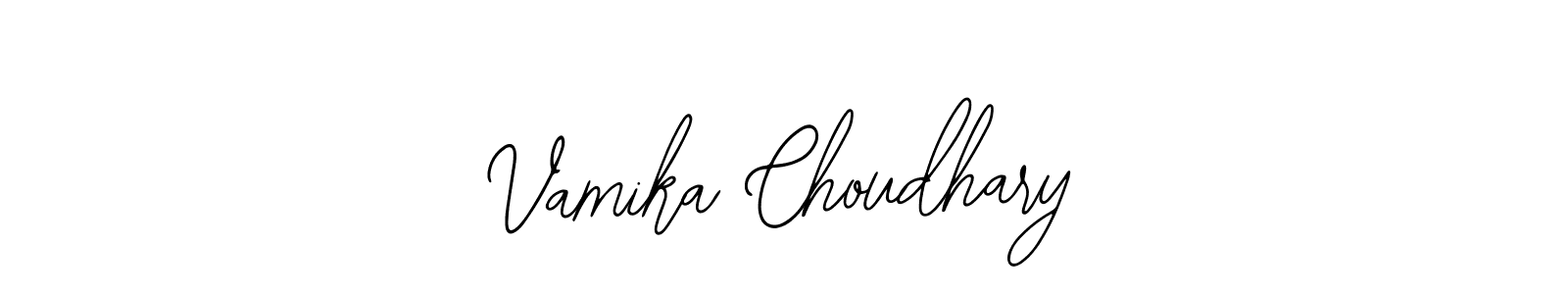 Use a signature maker to create a handwritten signature online. With this signature software, you can design (Bearetta-2O07w) your own signature for name Vamika Choudhary. Vamika Choudhary signature style 12 images and pictures png