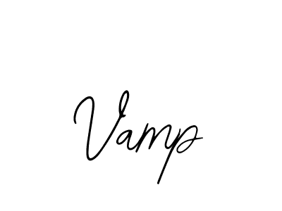 Use a signature maker to create a handwritten signature online. With this signature software, you can design (Bearetta-2O07w) your own signature for name Vamp. Vamp signature style 12 images and pictures png