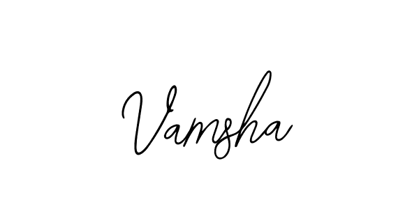 Vamsha stylish signature style. Best Handwritten Sign (Bearetta-2O07w) for my name. Handwritten Signature Collection Ideas for my name Vamsha. Vamsha signature style 12 images and pictures png