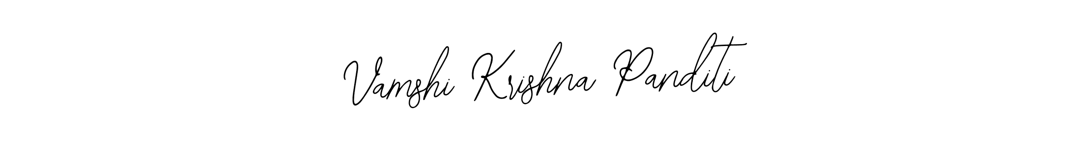 It looks lik you need a new signature style for name Vamshi Krishna Panditi. Design unique handwritten (Bearetta-2O07w) signature with our free signature maker in just a few clicks. Vamshi Krishna Panditi signature style 12 images and pictures png