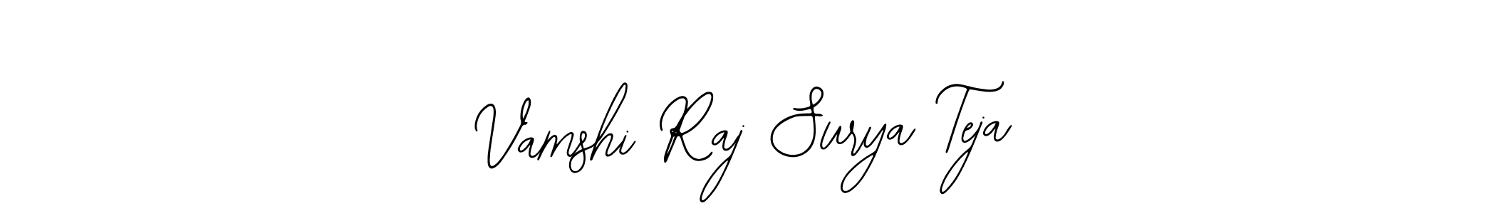 Make a beautiful signature design for name Vamshi Raj Surya Teja. With this signature (Bearetta-2O07w) style, you can create a handwritten signature for free. Vamshi Raj Surya Teja signature style 12 images and pictures png