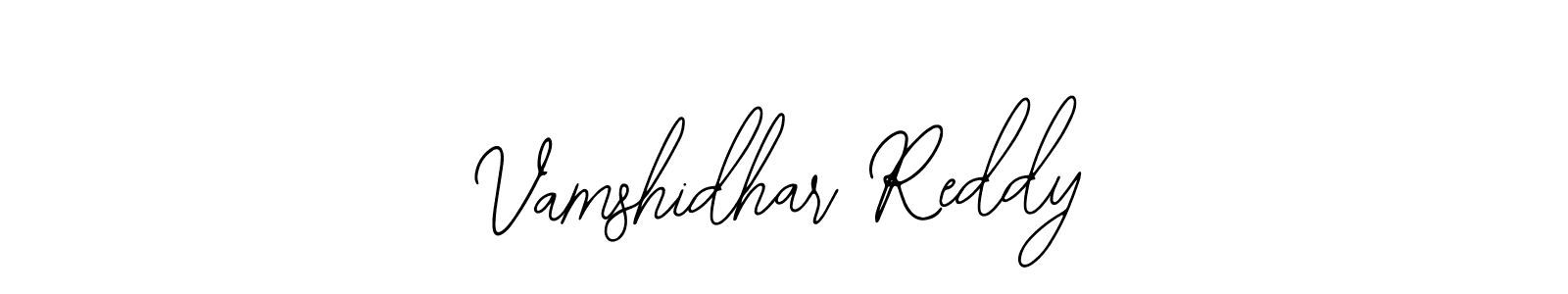 How to make Vamshidhar Reddy name signature. Use Bearetta-2O07w style for creating short signs online. This is the latest handwritten sign. Vamshidhar Reddy signature style 12 images and pictures png