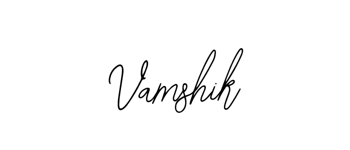 Make a beautiful signature design for name Vamshik. With this signature (Bearetta-2O07w) style, you can create a handwritten signature for free. Vamshik signature style 12 images and pictures png