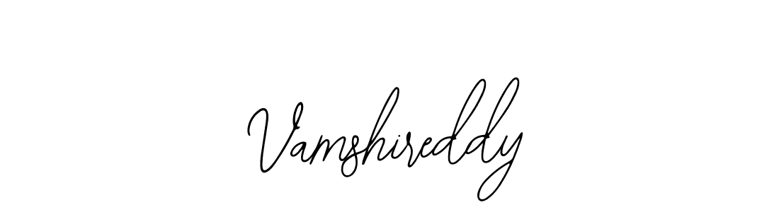 How to make Vamshireddy signature? Bearetta-2O07w is a professional autograph style. Create handwritten signature for Vamshireddy name. Vamshireddy signature style 12 images and pictures png