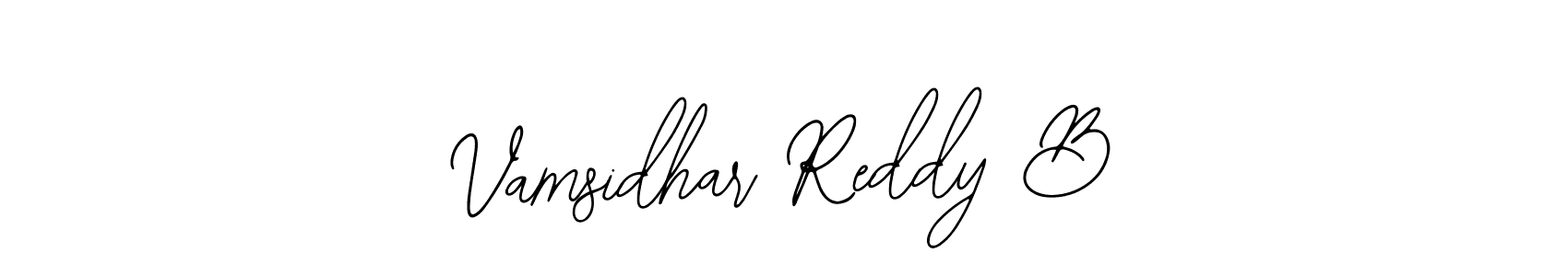 Design your own signature with our free online signature maker. With this signature software, you can create a handwritten (Bearetta-2O07w) signature for name Vamsidhar Reddy B. Vamsidhar Reddy B signature style 12 images and pictures png