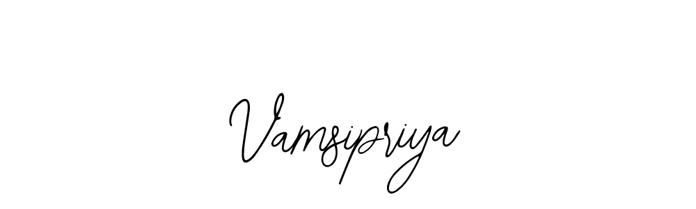 How to make Vamsipriya name signature. Use Bearetta-2O07w style for creating short signs online. This is the latest handwritten sign. Vamsipriya signature style 12 images and pictures png