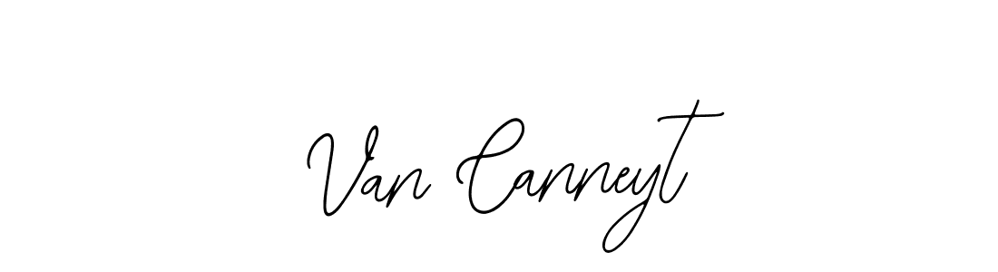 You should practise on your own different ways (Bearetta-2O07w) to write your name (Van Canneyt) in signature. don't let someone else do it for you. Van Canneyt signature style 12 images and pictures png