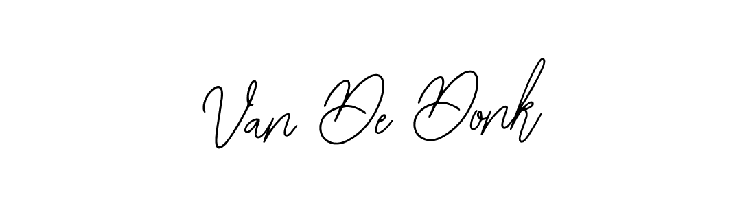 Use a signature maker to create a handwritten signature online. With this signature software, you can design (Bearetta-2O07w) your own signature for name Van De Donk. Van De Donk signature style 12 images and pictures png