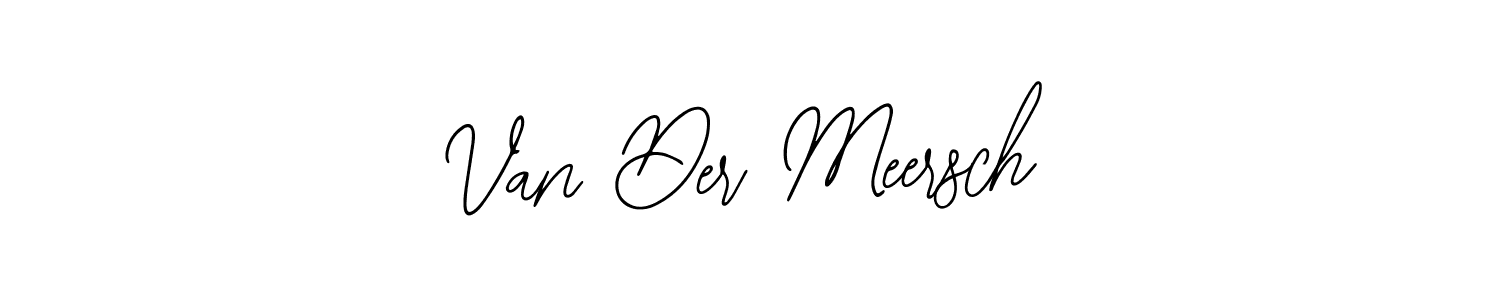 How to make Van Der Meersch name signature. Use Bearetta-2O07w style for creating short signs online. This is the latest handwritten sign. Van Der Meersch signature style 12 images and pictures png