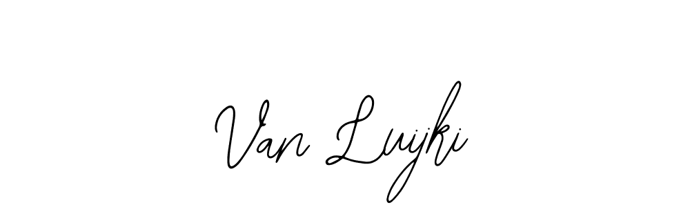 Similarly Bearetta-2O07w is the best handwritten signature design. Signature creator online .You can use it as an online autograph creator for name Van Luijki. Van Luijki signature style 12 images and pictures png