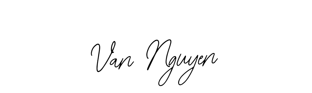 Make a beautiful signature design for name Van Nguyen. With this signature (Bearetta-2O07w) style, you can create a handwritten signature for free. Van Nguyen signature style 12 images and pictures png