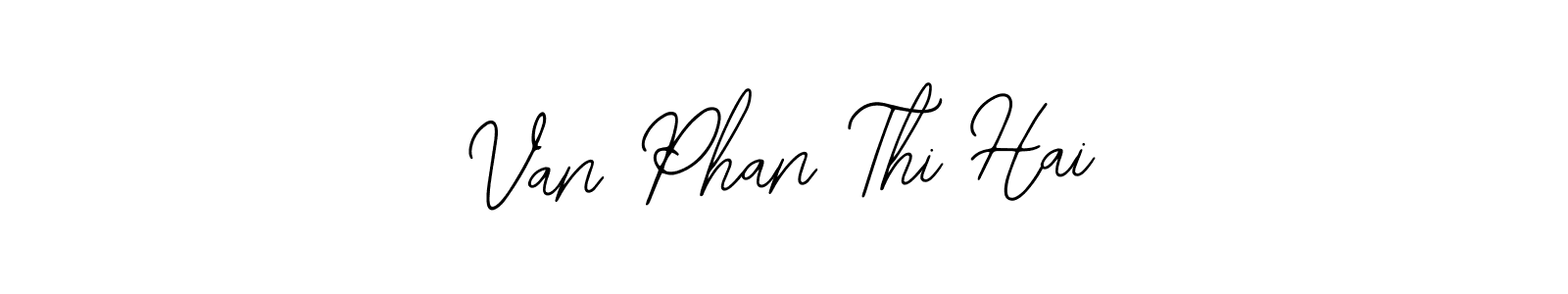 How to make Van Phan Thi Hai name signature. Use Bearetta-2O07w style for creating short signs online. This is the latest handwritten sign. Van Phan Thi Hai signature style 12 images and pictures png