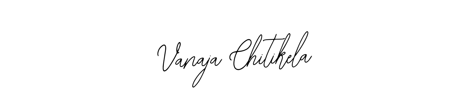Make a beautiful signature design for name Vanaja Chitikela. With this signature (Bearetta-2O07w) style, you can create a handwritten signature for free. Vanaja Chitikela signature style 12 images and pictures png