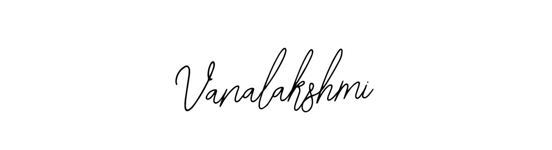 How to make Vanalakshmi name signature. Use Bearetta-2O07w style for creating short signs online. This is the latest handwritten sign. Vanalakshmi signature style 12 images and pictures png