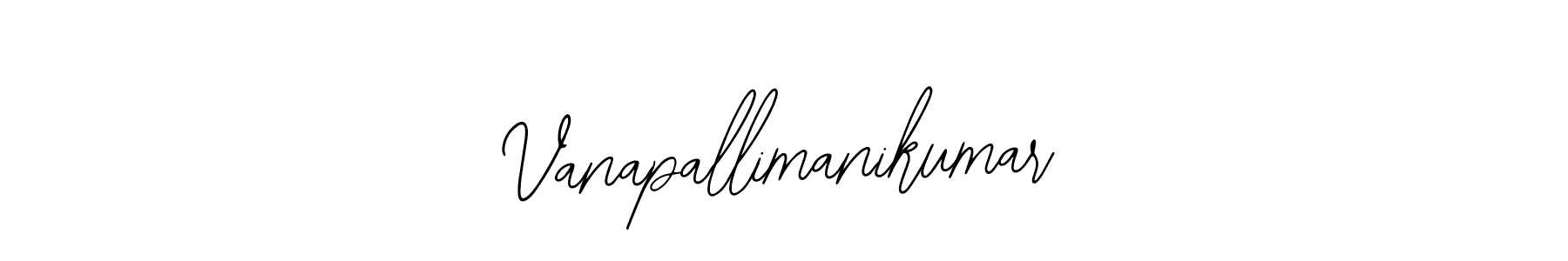 How to make Vanapallimanikumar name signature. Use Bearetta-2O07w style for creating short signs online. This is the latest handwritten sign. Vanapallimanikumar signature style 12 images and pictures png