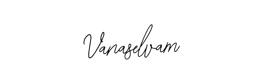 Vanaselvam stylish signature style. Best Handwritten Sign (Bearetta-2O07w) for my name. Handwritten Signature Collection Ideas for my name Vanaselvam. Vanaselvam signature style 12 images and pictures png