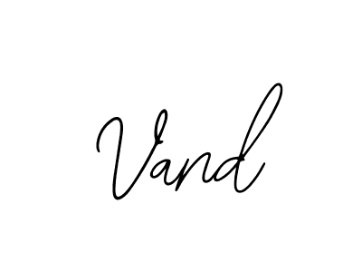 Vand stylish signature style. Best Handwritten Sign (Bearetta-2O07w) for my name. Handwritten Signature Collection Ideas for my name Vand. Vand signature style 12 images and pictures png