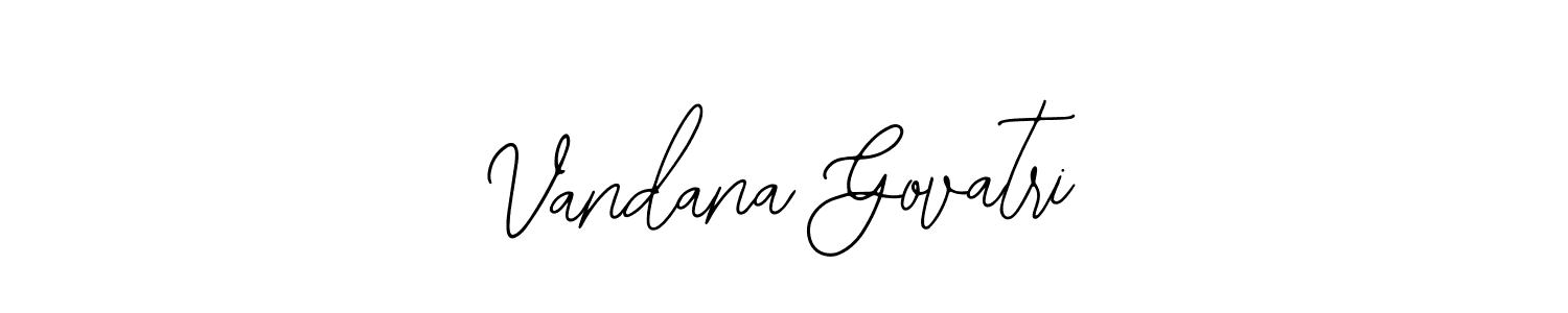 if you are searching for the best signature style for your name Vandana Govatri. so please give up your signature search. here we have designed multiple signature styles  using Bearetta-2O07w. Vandana Govatri signature style 12 images and pictures png