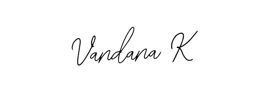 Here are the top 10 professional signature styles for the name Vandana K. These are the best autograph styles you can use for your name. Vandana K signature style 12 images and pictures png