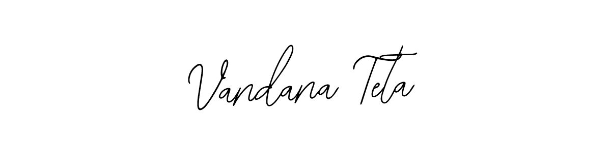 Create a beautiful signature design for name Vandana Teta. With this signature (Bearetta-2O07w) fonts, you can make a handwritten signature for free. Vandana Teta signature style 12 images and pictures png