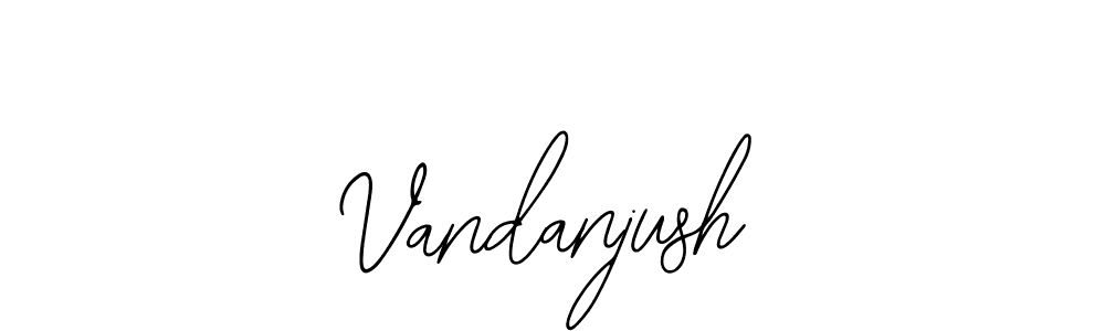 How to Draw Vandanjush signature style? Bearetta-2O07w is a latest design signature styles for name Vandanjush. Vandanjush signature style 12 images and pictures png