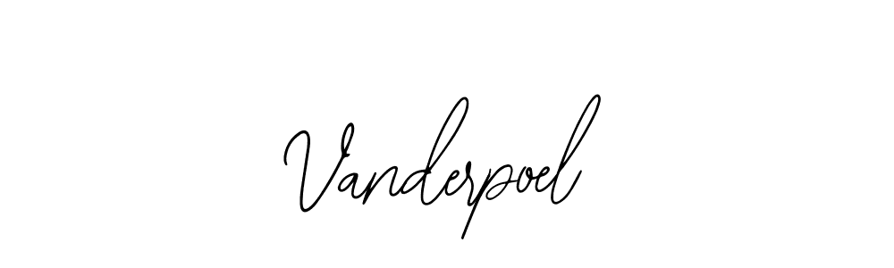 Make a beautiful signature design for name Vanderpoel. Use this online signature maker to create a handwritten signature for free. Vanderpoel signature style 12 images and pictures png