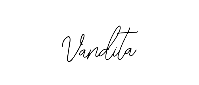 Make a beautiful signature design for name Vandita. Use this online signature maker to create a handwritten signature for free. Vandita signature style 12 images and pictures png