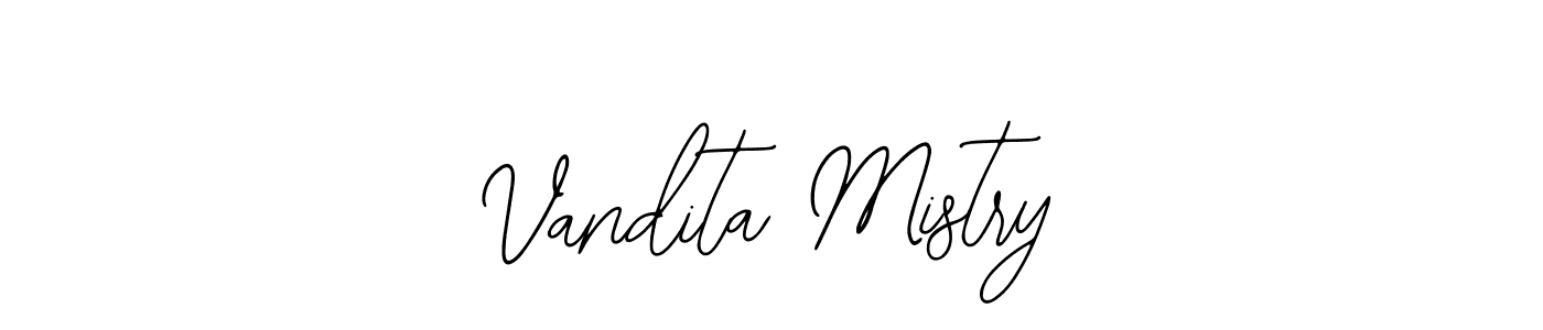 Make a beautiful signature design for name Vandita Mistry. Use this online signature maker to create a handwritten signature for free. Vandita Mistry signature style 12 images and pictures png