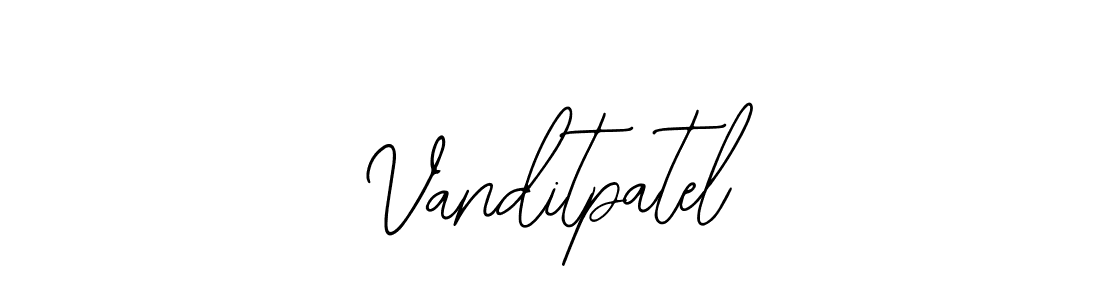 if you are searching for the best signature style for your name Vanditpatel. so please give up your signature search. here we have designed multiple signature styles  using Bearetta-2O07w. Vanditpatel signature style 12 images and pictures png