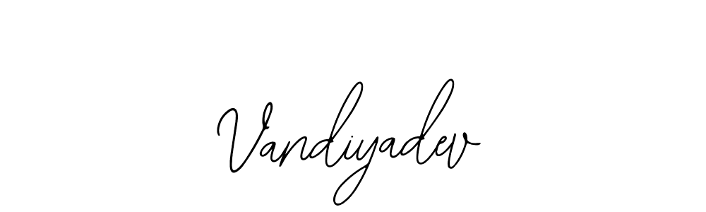 You can use this online signature creator to create a handwritten signature for the name Vandiyadev. This is the best online autograph maker. Vandiyadev signature style 12 images and pictures png