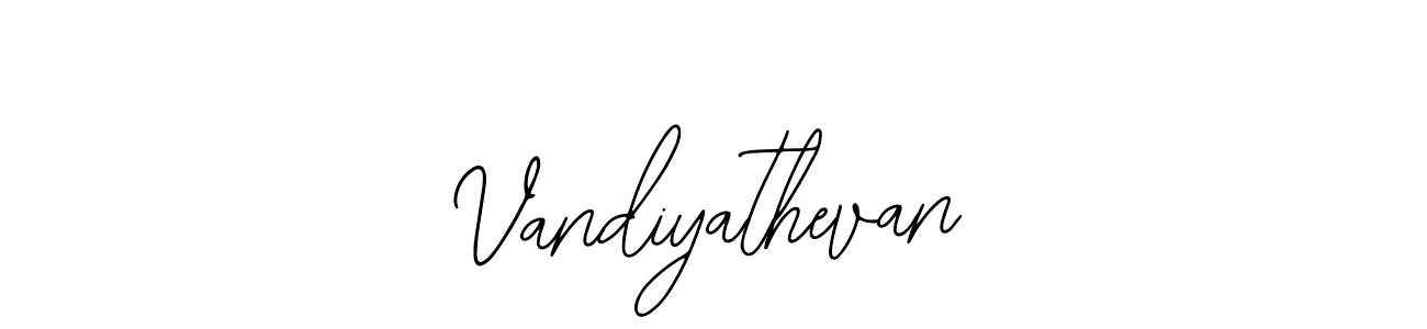 Use a signature maker to create a handwritten signature online. With this signature software, you can design (Bearetta-2O07w) your own signature for name Vandiyathevan. Vandiyathevan signature style 12 images and pictures png