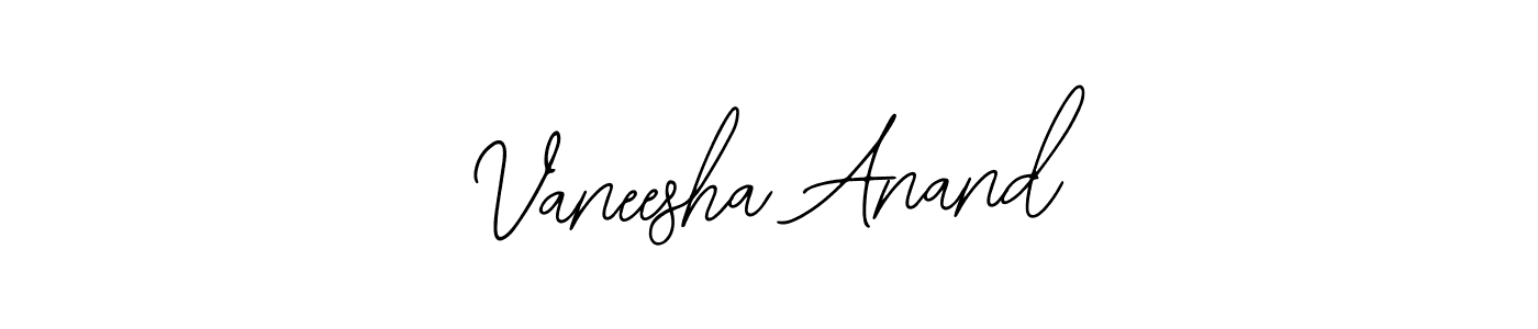 How to make Vaneesha Anand signature? Bearetta-2O07w is a professional autograph style. Create handwritten signature for Vaneesha Anand name. Vaneesha Anand signature style 12 images and pictures png