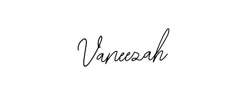 How to make Vaneezah signature? Bearetta-2O07w is a professional autograph style. Create handwritten signature for Vaneezah name. Vaneezah signature style 12 images and pictures png