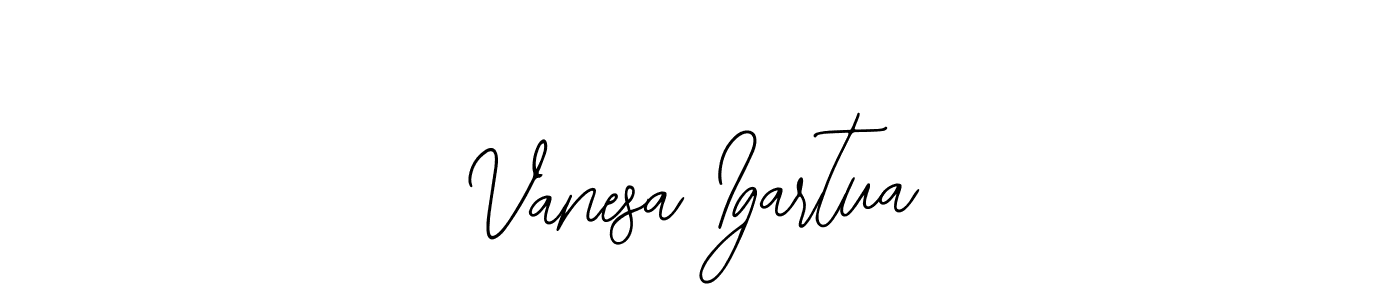 How to make Vanesa Igartua name signature. Use Bearetta-2O07w style for creating short signs online. This is the latest handwritten sign. Vanesa Igartua signature style 12 images and pictures png