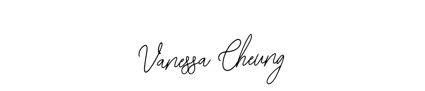 Use a signature maker to create a handwritten signature online. With this signature software, you can design (Bearetta-2O07w) your own signature for name Vanessa Cheung. Vanessa Cheung signature style 12 images and pictures png