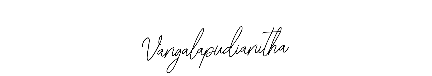 Once you've used our free online signature maker to create your best signature Bearetta-2O07w style, it's time to enjoy all of the benefits that Vangalapudianitha name signing documents. Vangalapudianitha signature style 12 images and pictures png