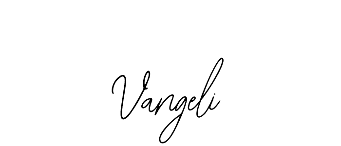 How to make Vangeli signature? Bearetta-2O07w is a professional autograph style. Create handwritten signature for Vangeli name. Vangeli signature style 12 images and pictures png