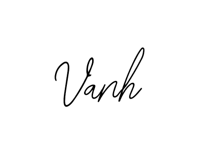 Make a beautiful signature design for name Vanh. With this signature (Bearetta-2O07w) style, you can create a handwritten signature for free. Vanh signature style 12 images and pictures png