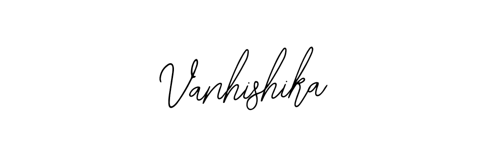 Make a beautiful signature design for name Vanhishika. With this signature (Bearetta-2O07w) style, you can create a handwritten signature for free. Vanhishika signature style 12 images and pictures png