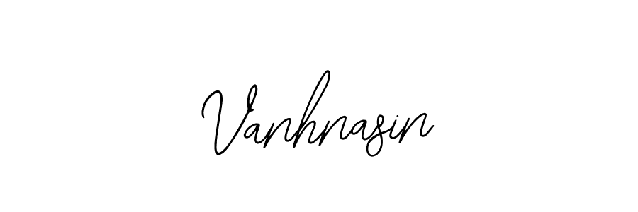 How to make Vanhnasin name signature. Use Bearetta-2O07w style for creating short signs online. This is the latest handwritten sign. Vanhnasin signature style 12 images and pictures png