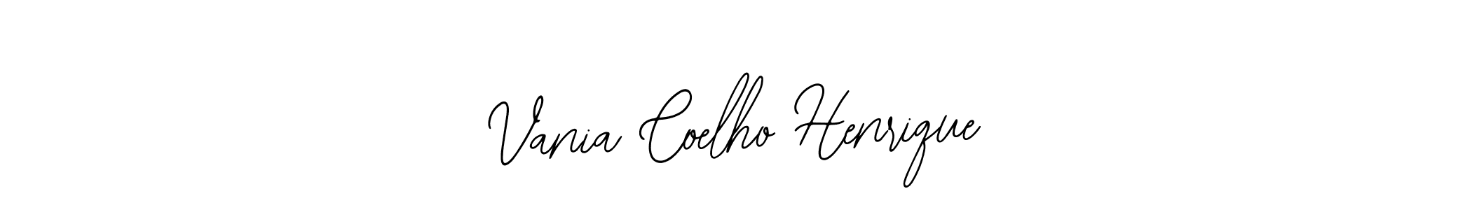 Bearetta-2O07w is a professional signature style that is perfect for those who want to add a touch of class to their signature. It is also a great choice for those who want to make their signature more unique. Get Vania Coelho Henrique name to fancy signature for free. Vania Coelho Henrique signature style 12 images and pictures png