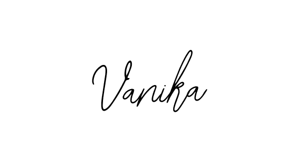How to make Vanika signature? Bearetta-2O07w is a professional autograph style. Create handwritten signature for Vanika name. Vanika signature style 12 images and pictures png
