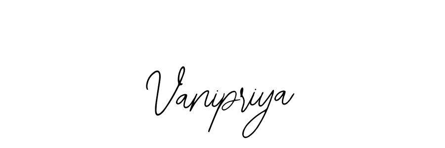 The best way (Bearetta-2O07w) to make a short signature is to pick only two or three words in your name. The name Vanipriya include a total of six letters. For converting this name. Vanipriya signature style 12 images and pictures png