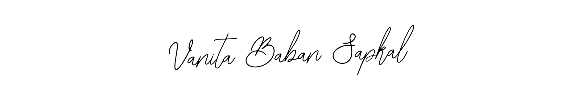 Design your own signature with our free online signature maker. With this signature software, you can create a handwritten (Bearetta-2O07w) signature for name Vanita Baban Sapkal. Vanita Baban Sapkal signature style 12 images and pictures png