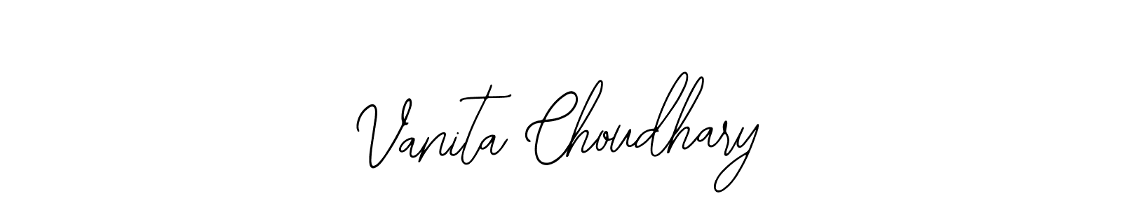 Vanita Choudhary stylish signature style. Best Handwritten Sign (Bearetta-2O07w) for my name. Handwritten Signature Collection Ideas for my name Vanita Choudhary. Vanita Choudhary signature style 12 images and pictures png