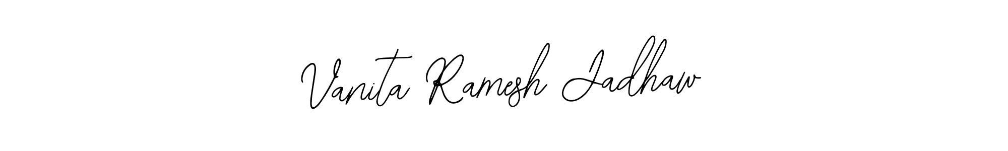 It looks lik you need a new signature style for name Vanita Ramesh Jadhaw. Design unique handwritten (Bearetta-2O07w) signature with our free signature maker in just a few clicks. Vanita Ramesh Jadhaw signature style 12 images and pictures png