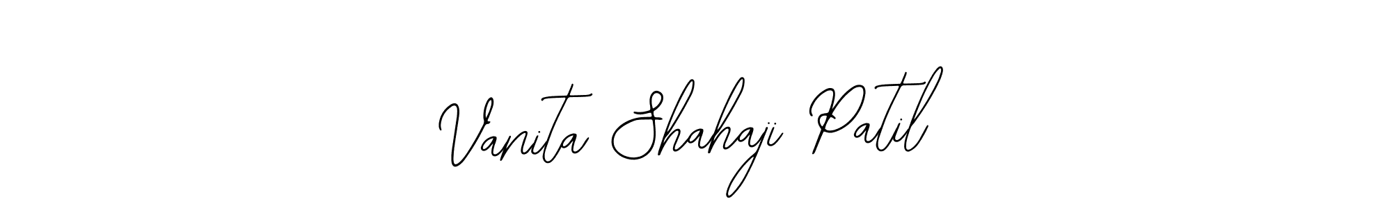 You should practise on your own different ways (Bearetta-2O07w) to write your name (Vanita Shahaji Patil) in signature. don't let someone else do it for you. Vanita Shahaji Patil signature style 12 images and pictures png