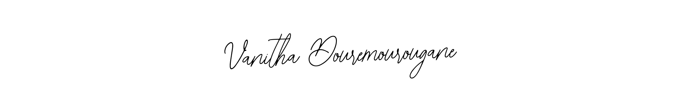 You should practise on your own different ways (Bearetta-2O07w) to write your name (Vanitha Douremourougane) in signature. don't let someone else do it for you. Vanitha Douremourougane signature style 12 images and pictures png