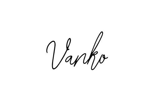 Design your own signature with our free online signature maker. With this signature software, you can create a handwritten (Bearetta-2O07w) signature for name Vanko. Vanko signature style 12 images and pictures png
