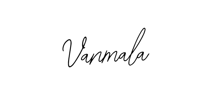 if you are searching for the best signature style for your name Vanmala. so please give up your signature search. here we have designed multiple signature styles  using Bearetta-2O07w. Vanmala signature style 12 images and pictures png